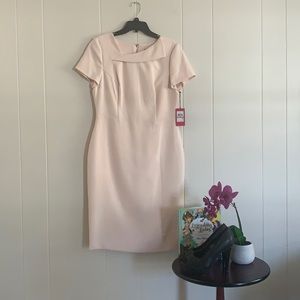 VINCE CAMUTO NEVER BEEN WORN sheath dress in blush TAGS ATTACHED SIZE 12